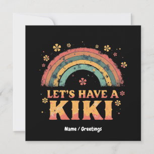 Lunt "Låt oss ha en kiki" HGBT Trans Gender Retro Inbjudningar