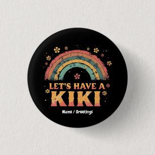 Lunt "Låt oss ha en kiki" HGBT Trans Gender Retro Knapp