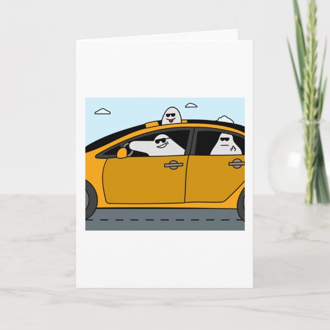 Lunt Little Spöken Halloween Kort (Framsida)