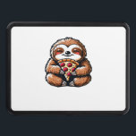 Lunt Sloth åt Pizza, Kawaii Animal Lover Clas Dragkroksskydd<br><div class="desc">Lunt Sloth som äter Pizza,  Kawaii Animal Lover Classic T-Shirt_3</div>