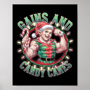 Luntig jultomte - arbetsgång och godis poster