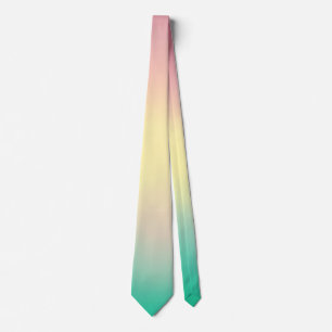 Luothing Ombre Fold Gradient Neck Tie Slips