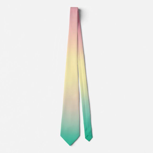 Luothing Ombre Fold Gradient Neck Tie Slips (Framsida)