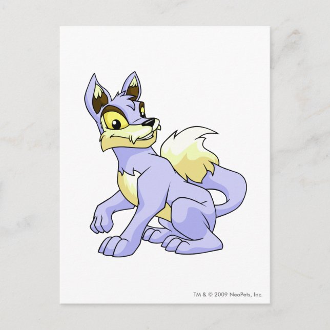 Lupe Blue Vykort (Framsida)