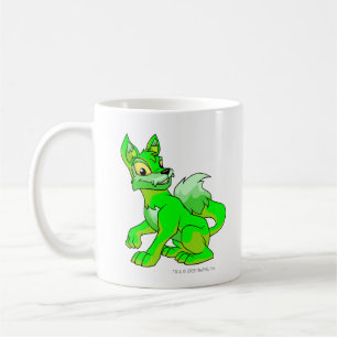 Lupe glöda kaffemugg