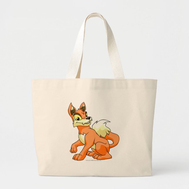 Lupe orange jumbo tygkasse (Framsidan)