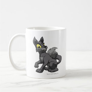 Lupe skuggar kaffemugg
