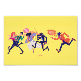 Lupin III the third heist print Fototryck