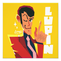 Lupin III - tredje mediekonstens utskrift
