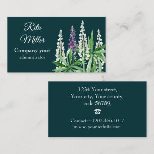 Lupinblomma Visitkort