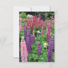 Lupine Garden Anteckningskort