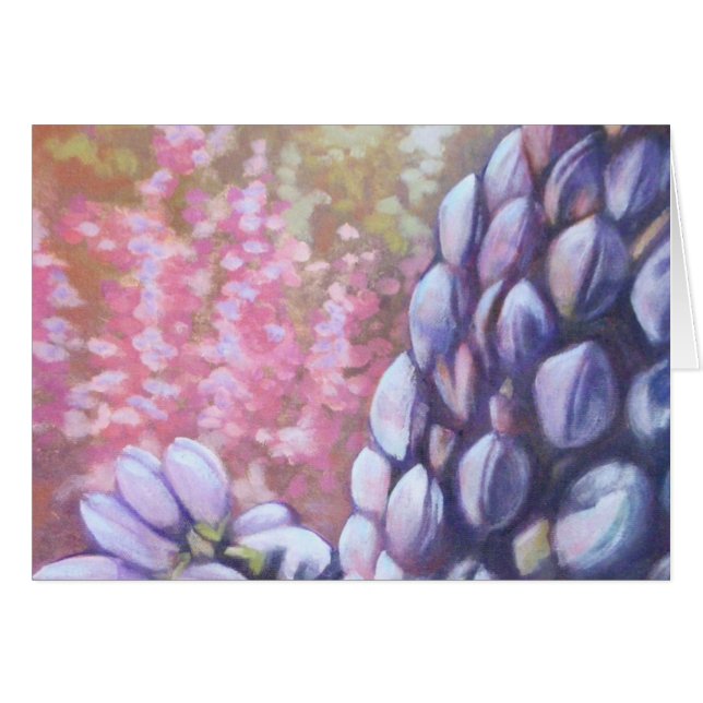 Lupine Hälsningskort (Framsidan Horizontal)