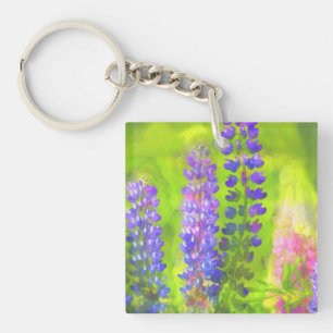 Lupine Painting - Originalfärgsbild