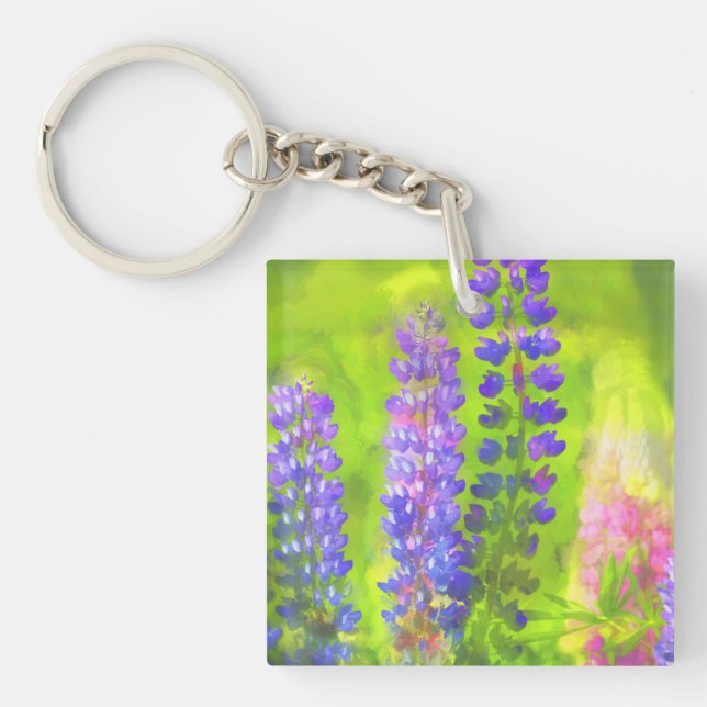 Lupine Painting - Originalfärgsbild (Framsidan)