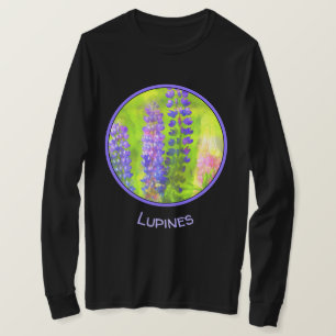 Lupine Painting - Originalfärgsbild T Shirt