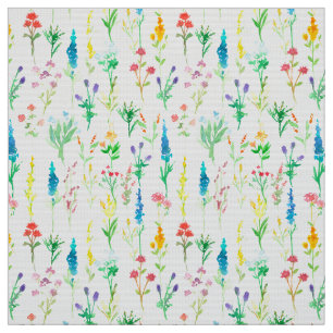Lupine Poppies Wildblomdelikat Blommigt Quilting Tyg