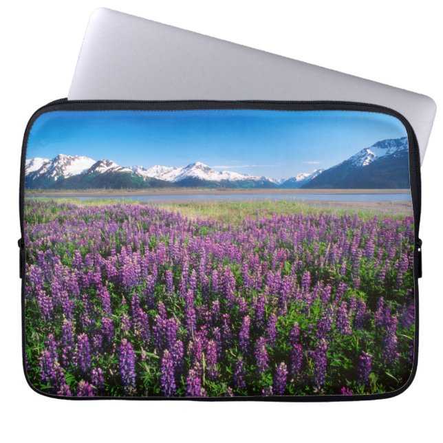 Lupiner i Bloom | Kenai Mountains, Alaska Laptop Fodral (Framsidan)