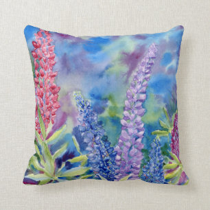 "Lupines" dekorativ kudde