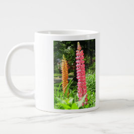 Lupines in a Cottage Garden - Martha's Vineyard Jumbo Mugg