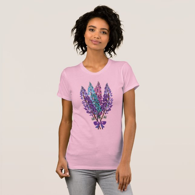 Lupins Bouquet T Shirt (Hel framsida)