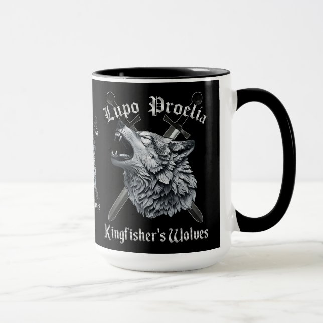 Lupo Proelia Kingfisher's Wolves Mugg (Höger)
