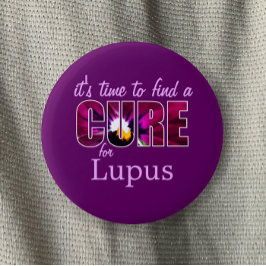 Lupus Awareness Cure/Lilac Lila Anpassningsbar Blo Knapp