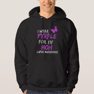 Lupus Awareness I Bära Lila for My Mamma Ribbon 1 Hoodie