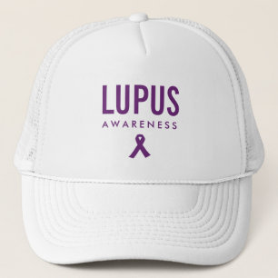 Lupus Awareness Ribbon Lila Keps