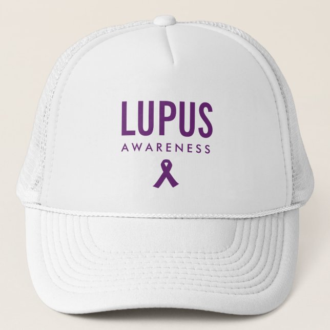 Lupus Awareness Ribbon Lila Keps (Framsida)