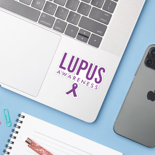 Lupus Awareness Ribbon Lila Klistermärken