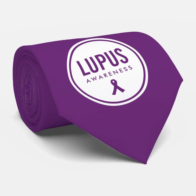 Lupus Awareness Ribbon Lila Slips (Rullad)