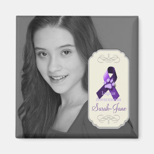 Lupus Awareness Ribbon Photo Keepsaké Magnet