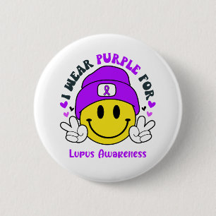 Lupus Awareness Ribbon Support-gåvor Knapp