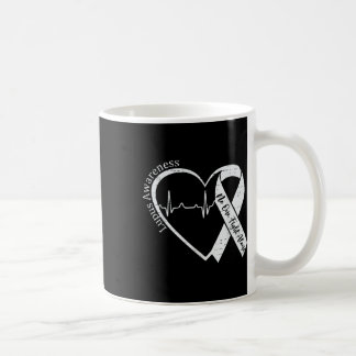 Lupus Awareness Warrior Lila Ribbon Autoimmunune D Kaffemugg