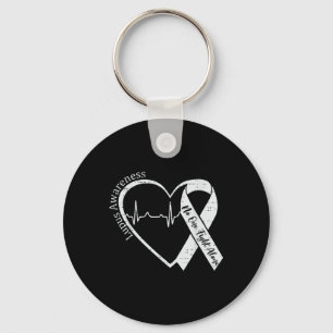 Lupus Awareness Warrior Lila Ribbon Autoimmunune D Nyckelring