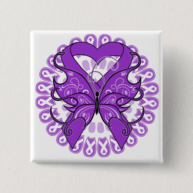 Lupus Butterfly Circle of Rosett band Knapp (Framsida)