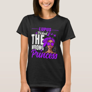 Lupus Ckade Fel Prinsessa - Warrior Lupus Medveten T Shirt