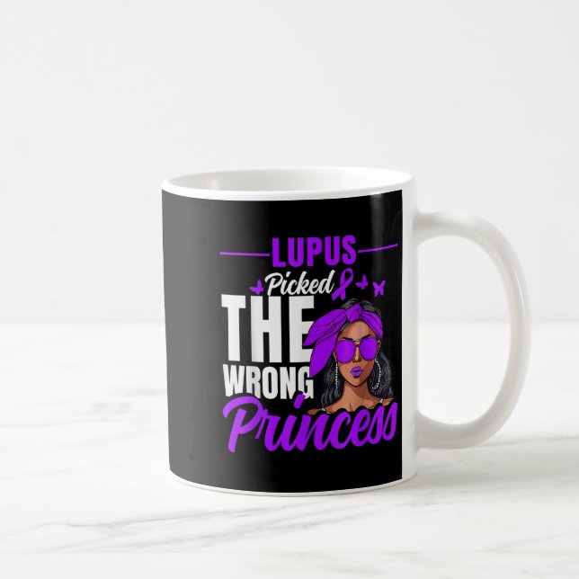 Lupus Cked The Wrong Princess - Warrior Lupus Awar Kaffemugg (Höger)