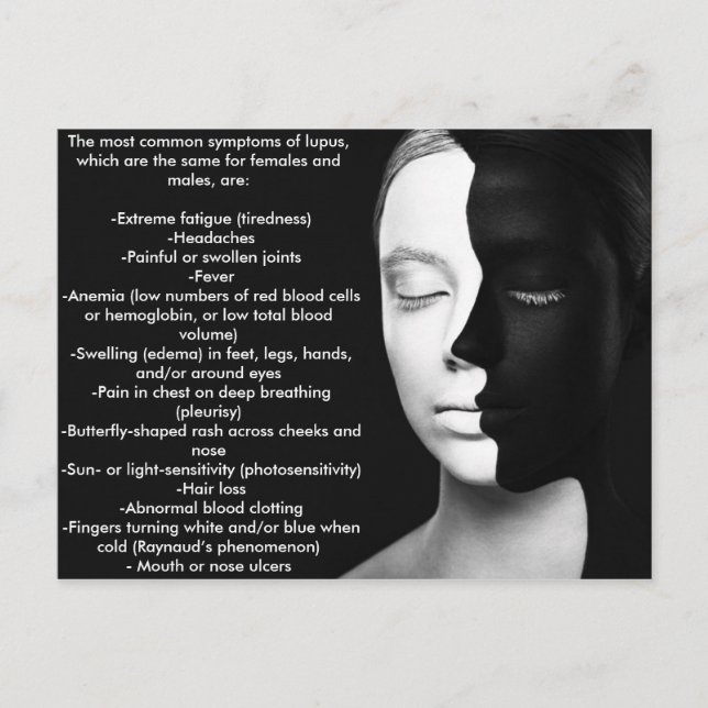 Lupus den tysta partnern.. vykort (Framsida)