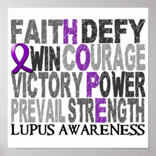 Lupus för hoppordCollage Poster