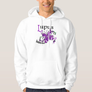 Lupus för målat glassfjäril 2 sweatshirt