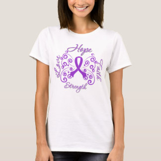 Lupus för styrka för hopptrokärlek t-shirt