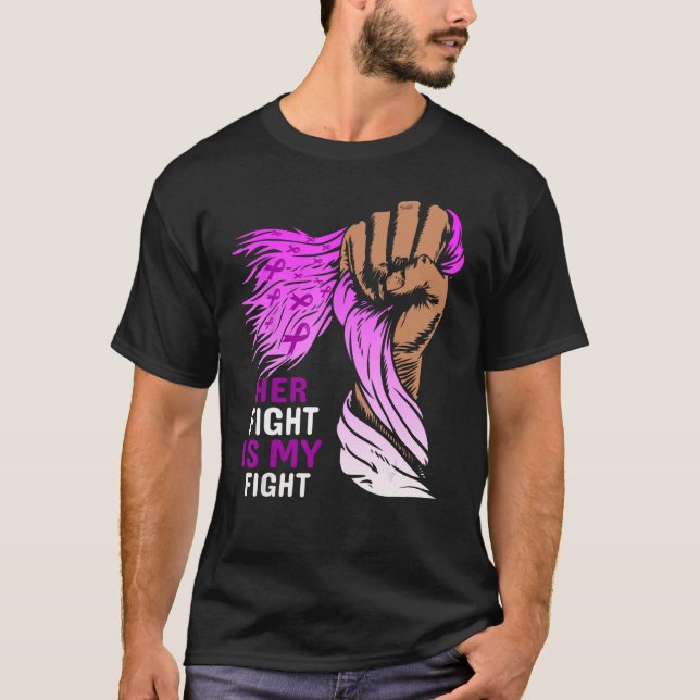 lupus her fight is my fight  lupus awareness t shirt (Framsida)