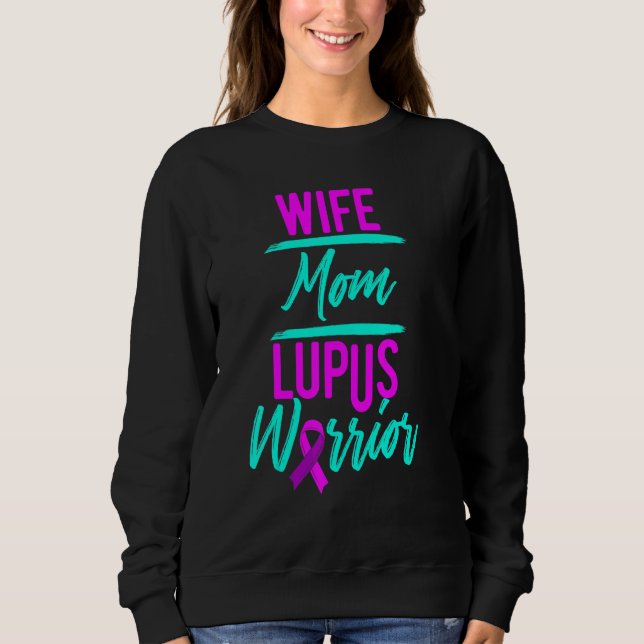 Lupus Hustru Mamma Överlevare Krigare 3 T Shirt (Framsida)
