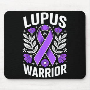 Lupus krigare blommig medvetenhet fighter lila musmatta