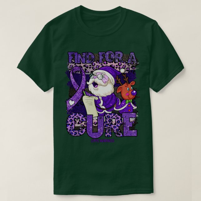 Lupus Medeness Awareness leopard christmas boys T Shirt (Design framsida)