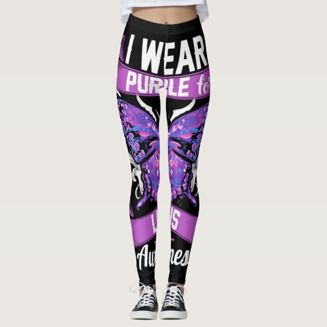 Lupus Medvetenhet Leggings (Framsida)