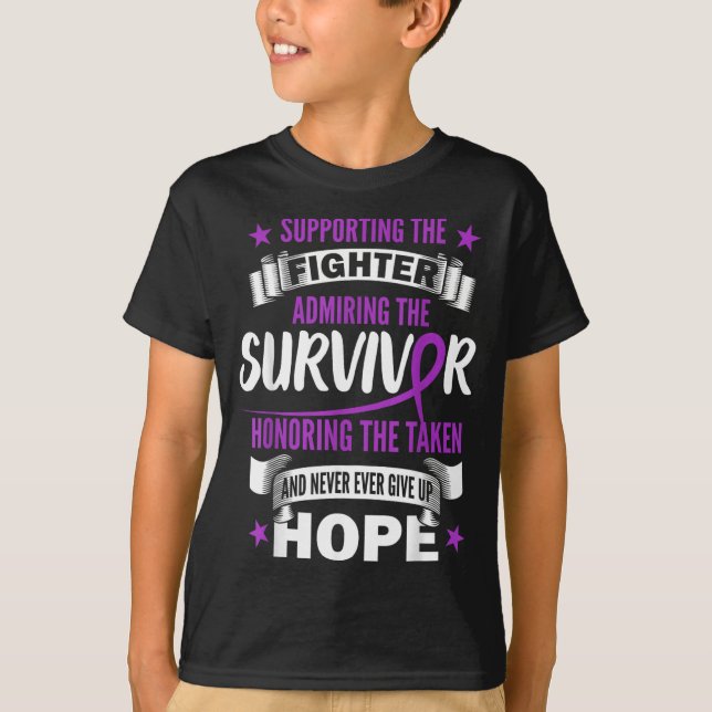 Lupus medvetenhet månad Fighter Support Autoimmun  T Shirt (Framsida)