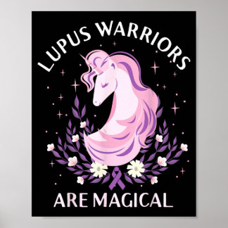 Lupus medvetenhet månad Lupus krigare är magiska Poster