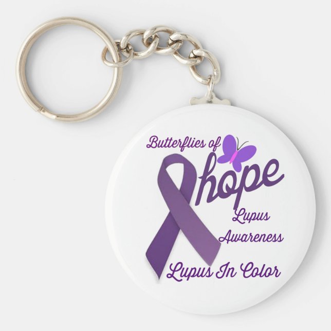 Lupus Medvetenhet Nyckelring (Framsidan)